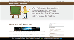 Desktop Screenshot of haushaltsbuchkostenlos.de
