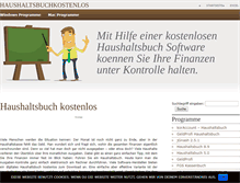 Tablet Screenshot of haushaltsbuchkostenlos.de